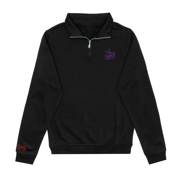 VIKINGS EMBROIDERED 1/4 ZIP (YOUTH)