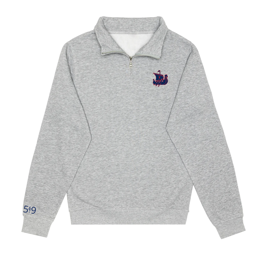 VIKINGS EMBROIDERED 1/4 ZIP (YOUTH)