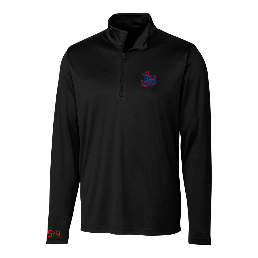 VIKINGS EMBROIDERED ATHLETIC 1/4 ZIP (MENS)