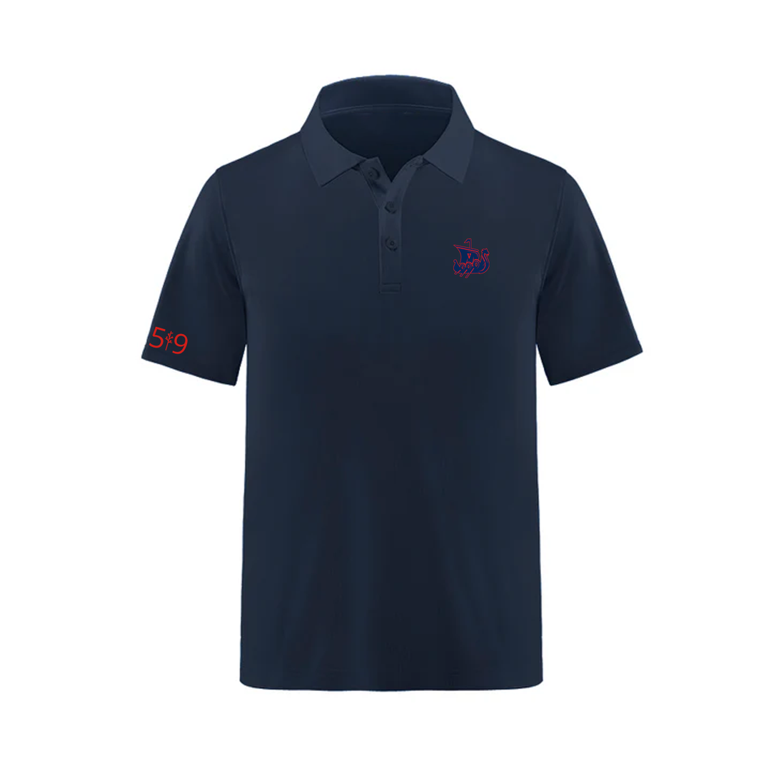 VIKINGS EMBROIDERED PIQUE POLO (MENS)