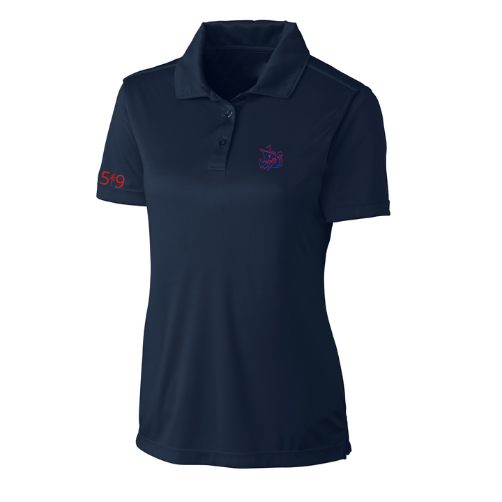 VIKING EMBROIDERED ATHLETIC POLO (WOMENS)