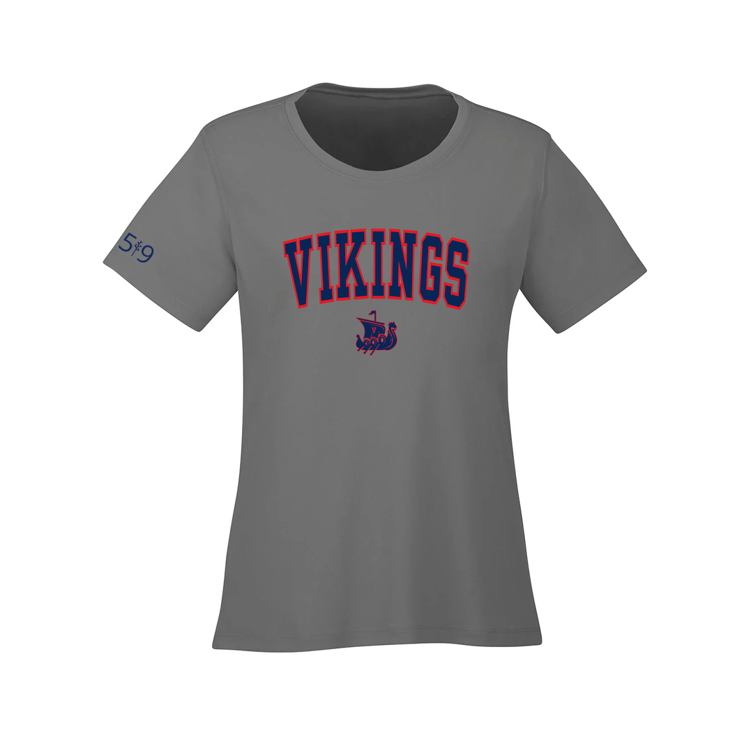 VICTORIA VARSITY ATHLETIC TEE (WOMENS)