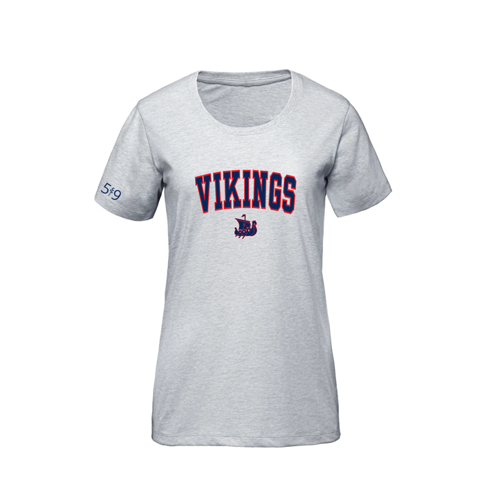 VICTORIA VARSITY PREMIUM TEE (WOMENS)