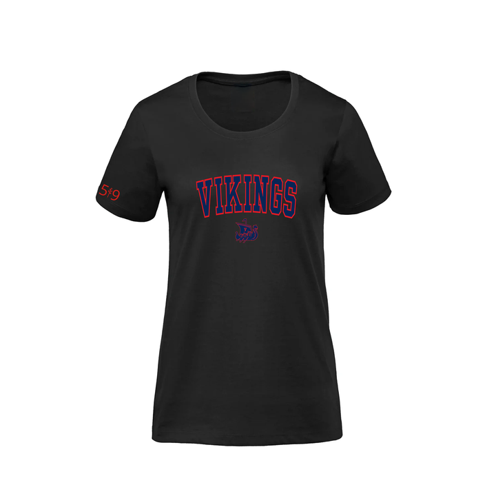 VICTORIA VARSITY PREMIUM TEE (WOMENS)