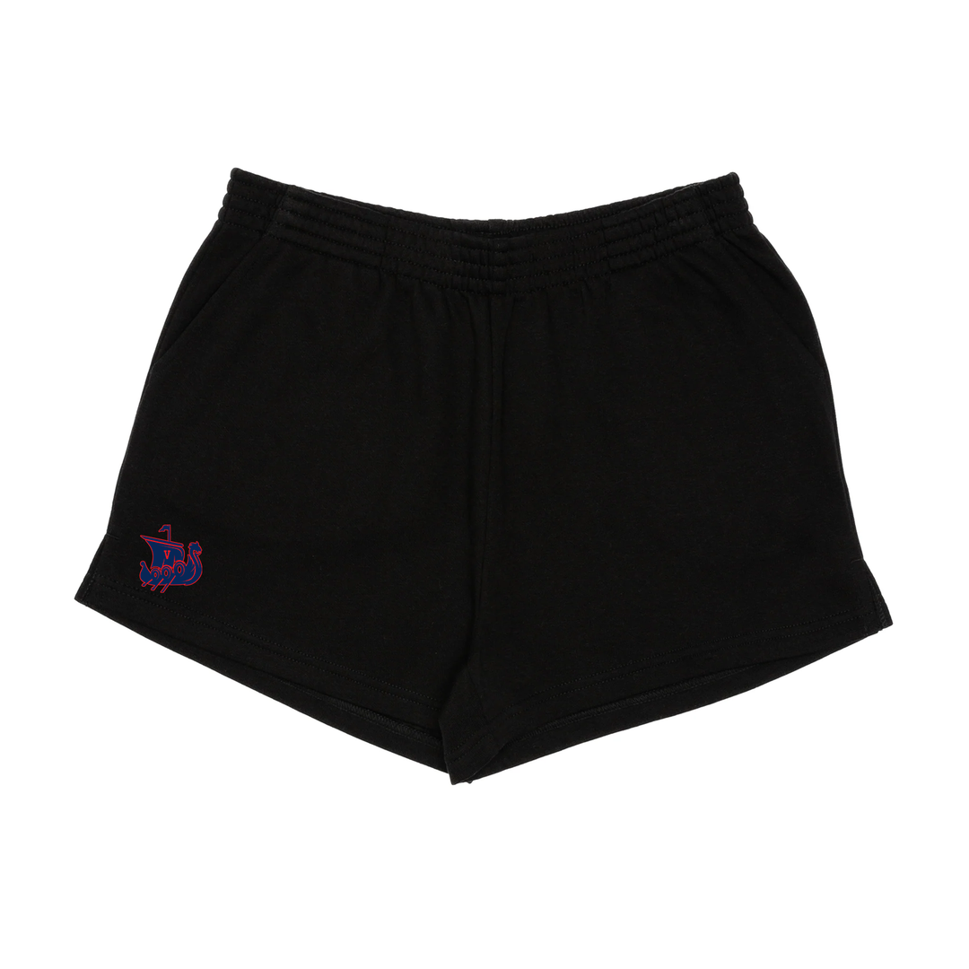 VIKINGS EMBROIDERED SWEAT SHORTS (WOMENS)