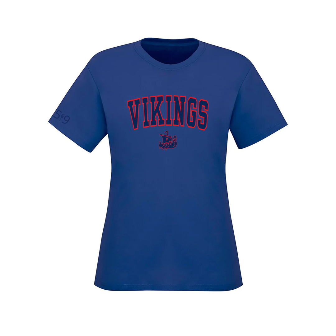 VICTORIA VARSITY TEE (WOMENS)