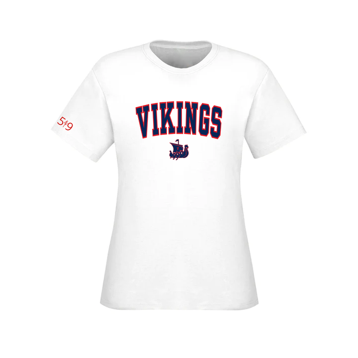 VICTORIA VARSITY TEE (WOMENS)