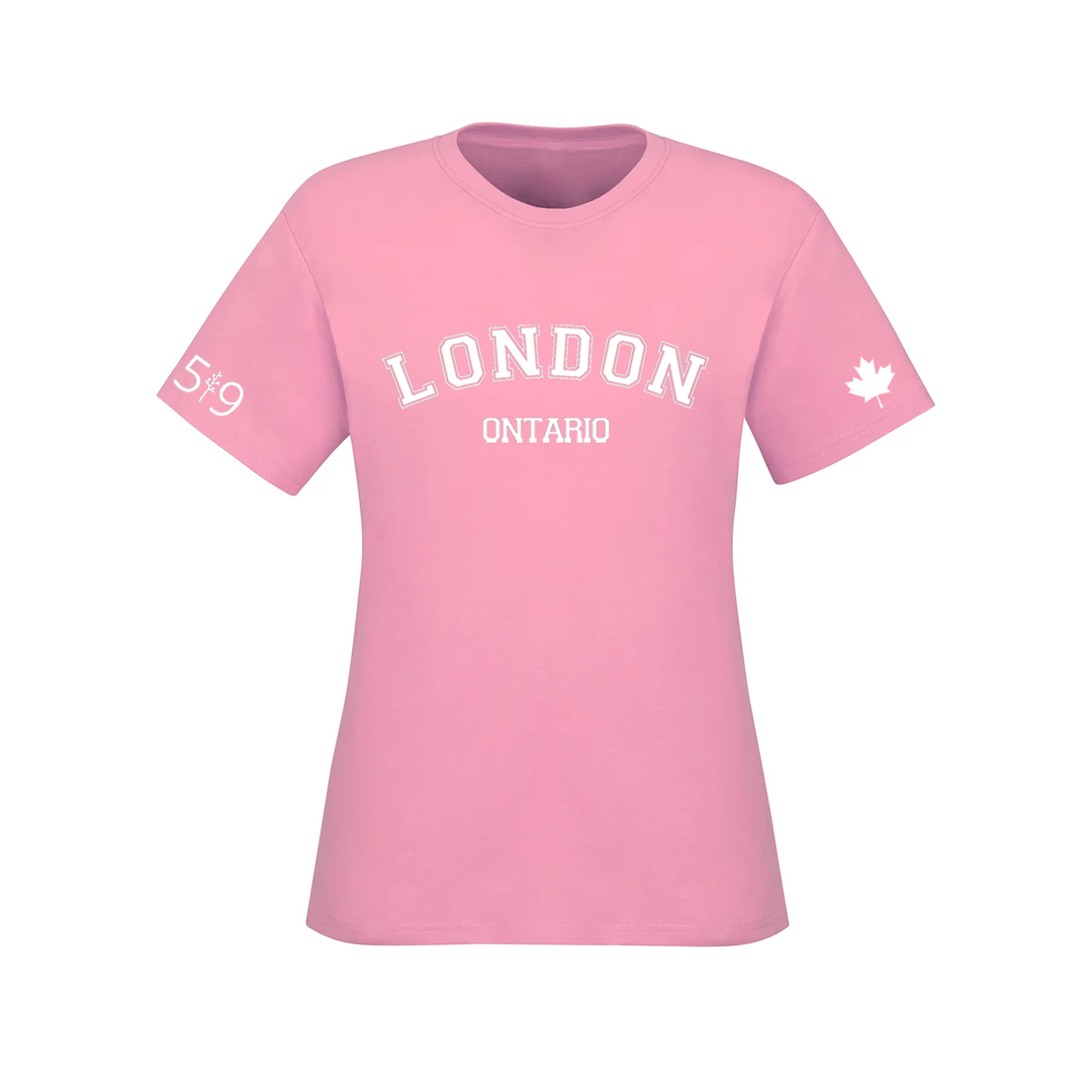 LONDON VARSITY TEE (WOMENS)