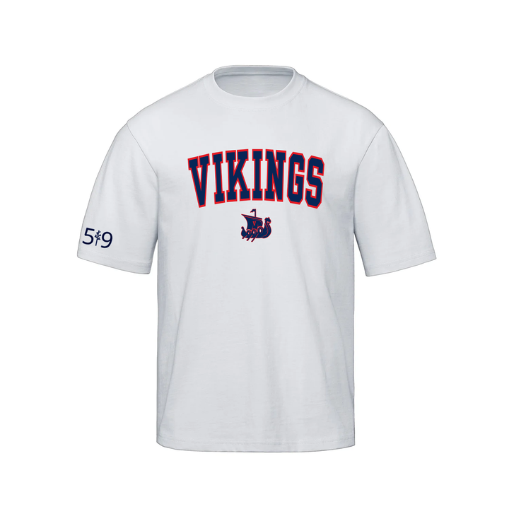 VIKINGS VARSITY OVERSIZED TEE (UNISEX)