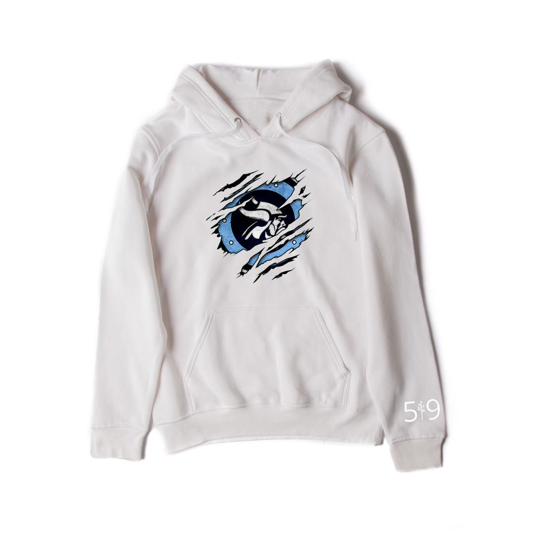 LUCAS VIKINGS DISTRESSED HOODIE (UNISEX)