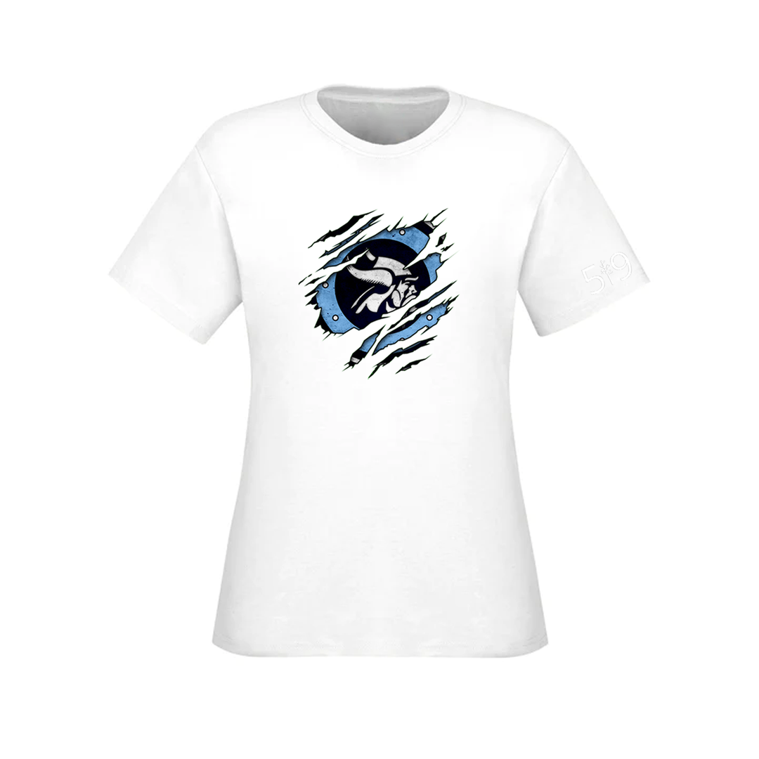 LUCAS VIKINGS DISTRESSED TEE (WOMENS)