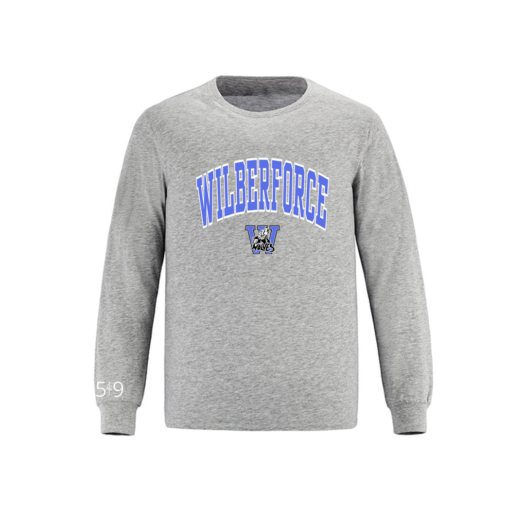 WILBERFORCE VARSITY LONG SLEEVE (YOUTH)