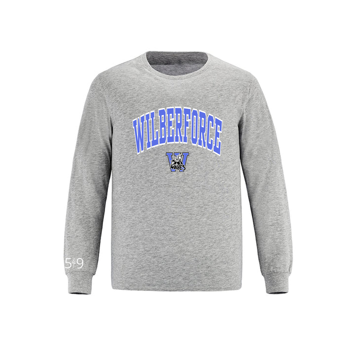 WILBERFORCE VARSITY LONG SLEEVE (YOUTH)