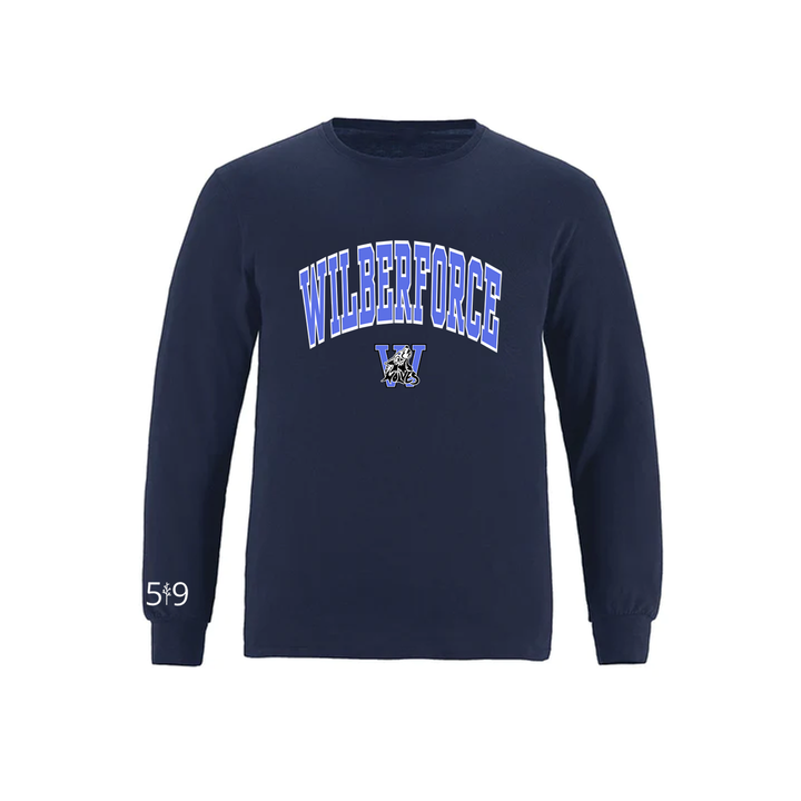 WILBERFORCE VARSITY LONG SLEEVE (YOUTH)