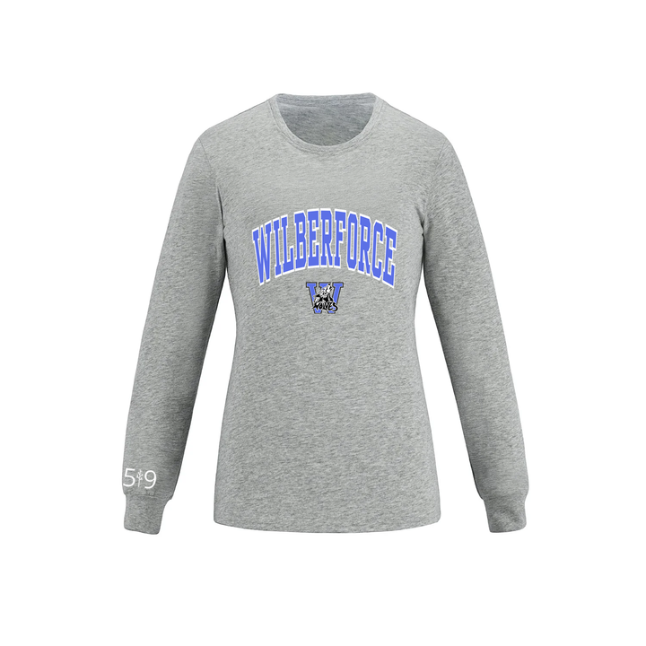 WILBERFORCE VARSITY LONG SLEEVE (WOMENS)