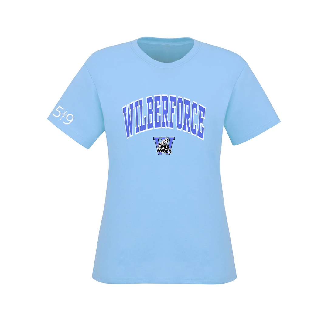 WILBERFORCE VARSITY TEE (WOMENS)