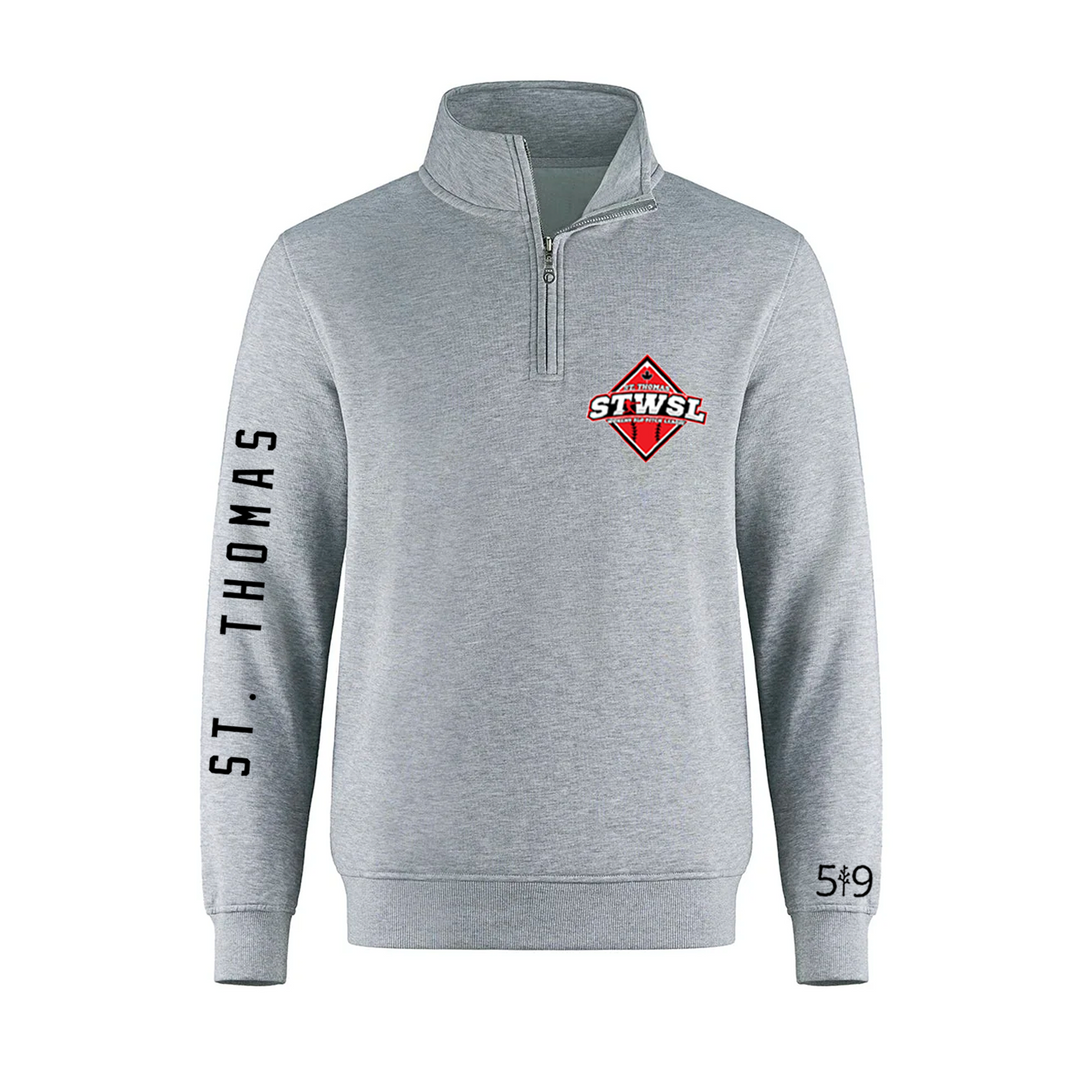 ST. THOMAS WOMEN'S SLO PITCH 1/4 ZIP (UNISEX)