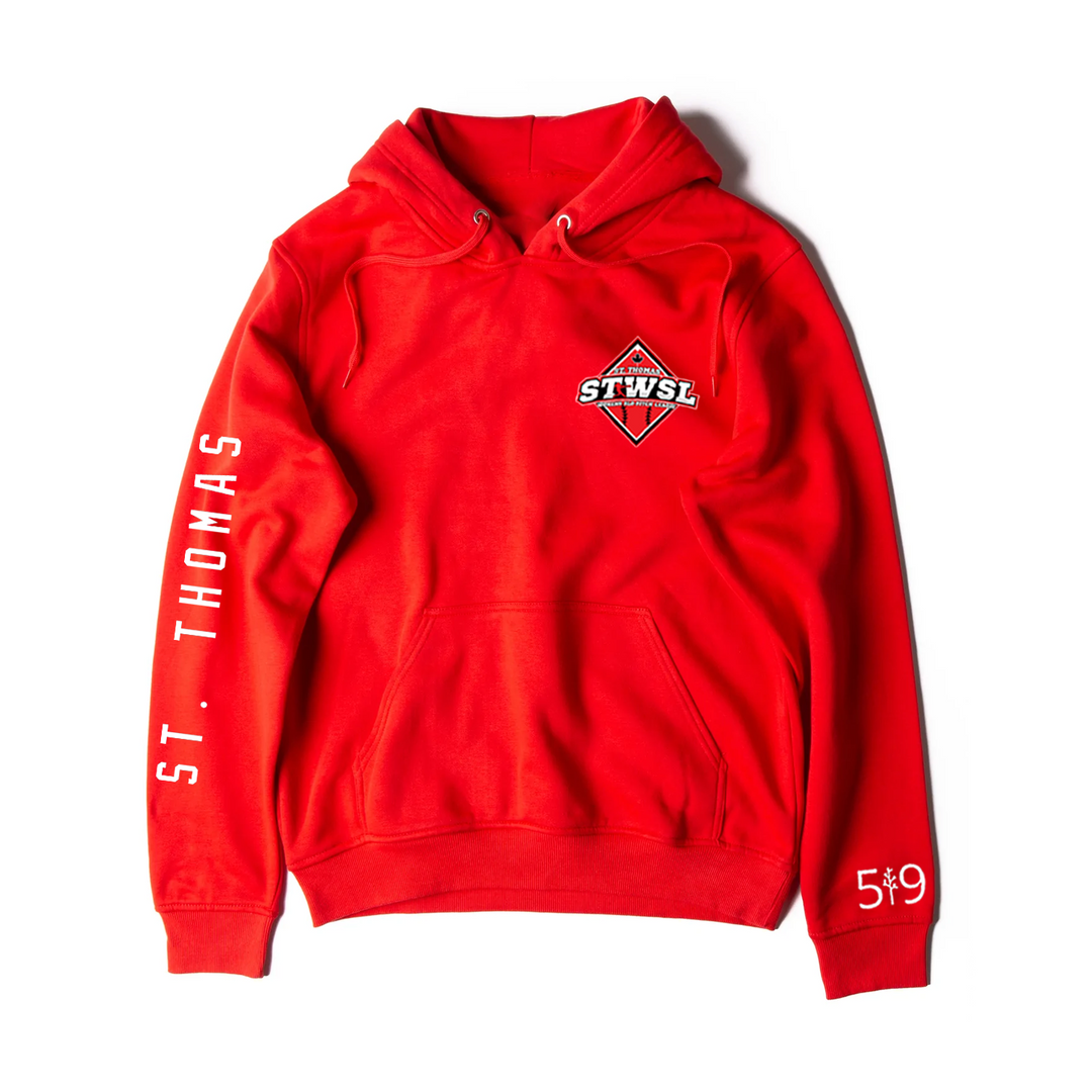 ST. THOMAS WOMEN'S SLO PITCH HOODIE (UNISEX)