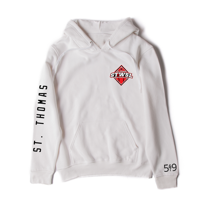 ST. THOMAS WOMEN'S SLO PITCH HOODIE (UNISEX)