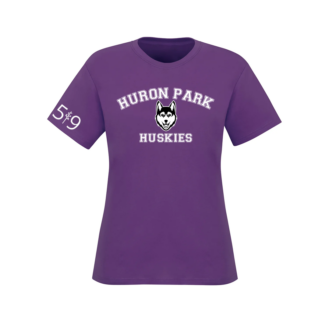 HURON PARK HUSKIES TEE (WOMENS)