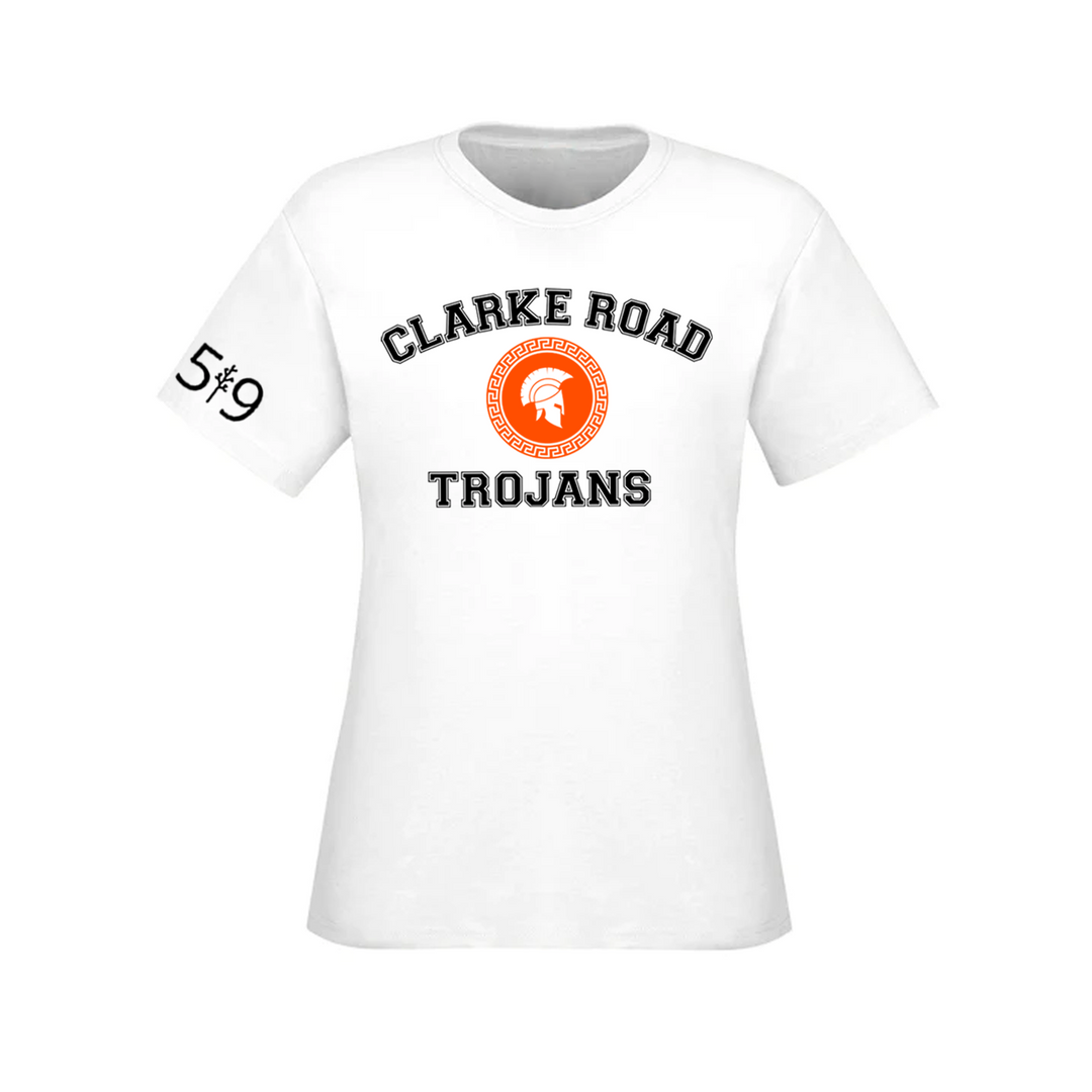 CLARKE ROAD TROJANS TEE (WOMENS)