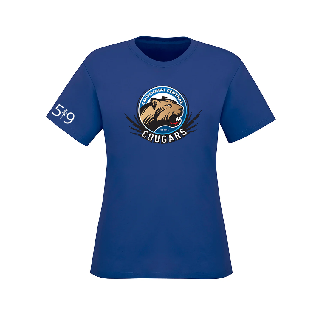 CENTENNIAL CENTRAL COUGARS TEE (WOMENS)