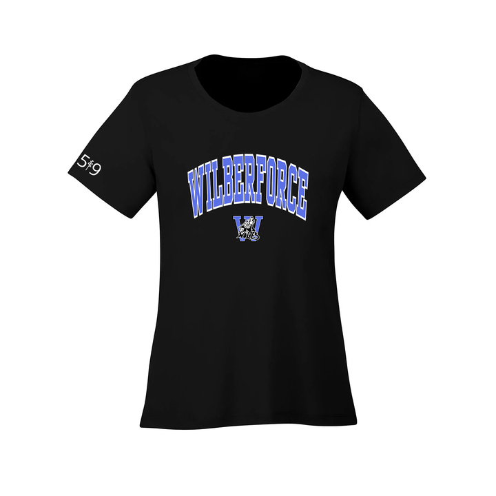 WILBERFORCE VARSITY ATHLETIC TEE (WOMENS)