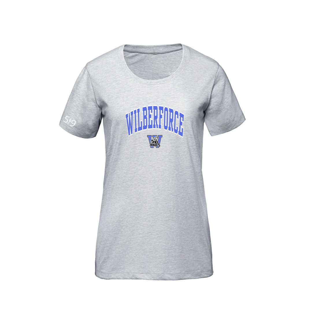 WILBERFORCE VARSITY PREMIUM TEE (WOMENS)