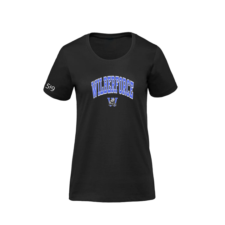 WILBERFORCE VARSITY PREMIUM TEE (WOMENS)