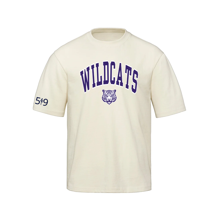 WILDCATS VARSITY OVERSIZED TEE (UNISEX)