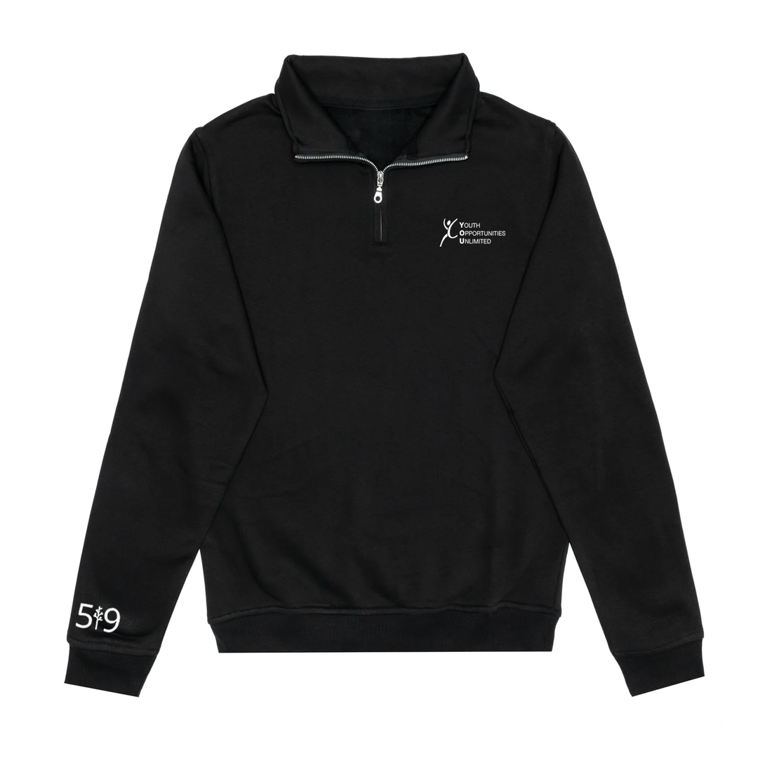 YOU EMBROIDERED 1/4 ZIP (UNISEX)