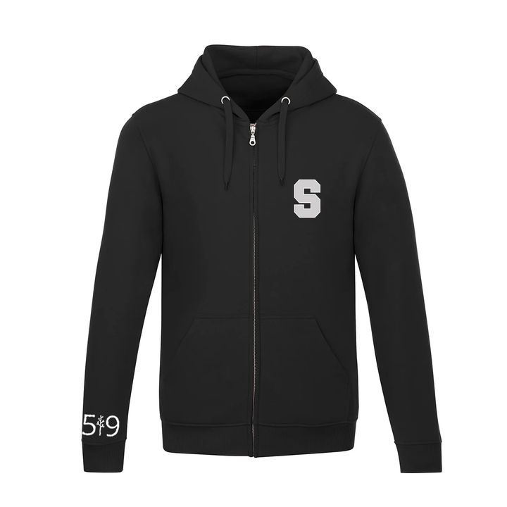 SOUTH LIONS EMBROIDERED S ZIP-UP HOODIE (UNISEX)