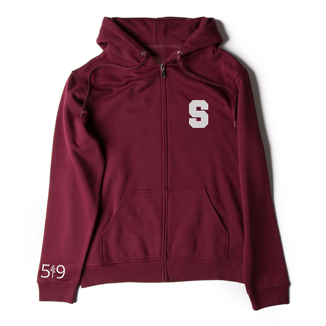 SOUTH LIONS EMBROIDERED S ZIP-UP HOODIE (UNISEX)
