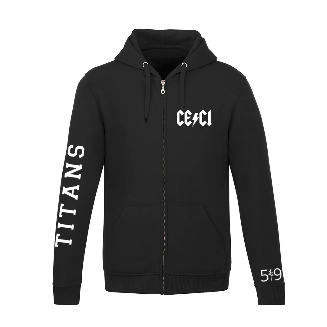 CENTRAL ELGIN SLEEVE LOGO ZIP UP (UNISEX)