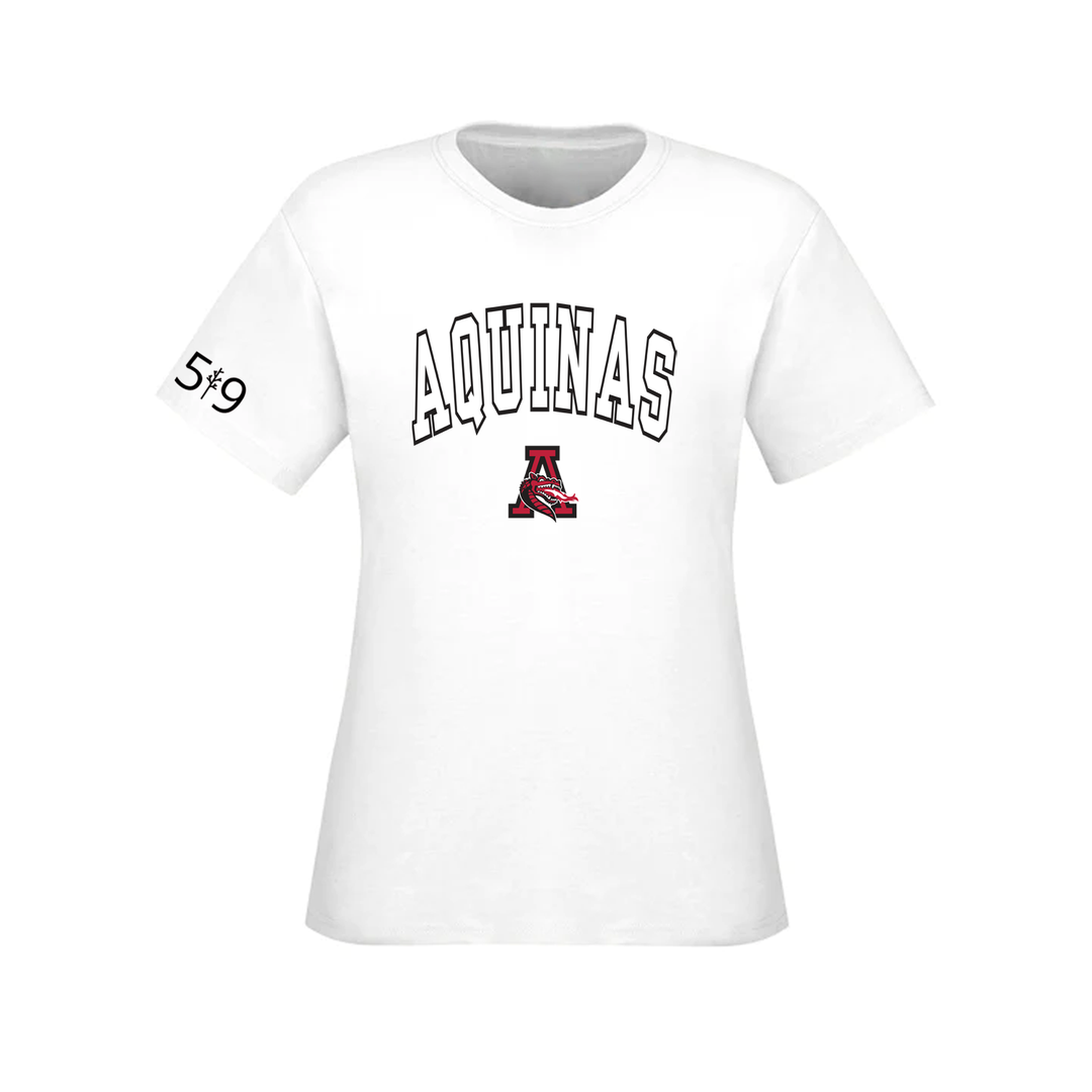 FLAMES VARSITY TEE (WOMENS)