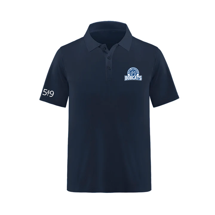 BOBCATS EMBROIDERED PIQUE POLO (MENS)