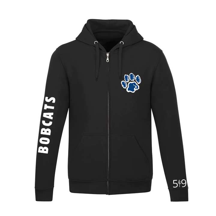 BOBCATS SLEEVE LOGO ZIP-UP (YOUTH)