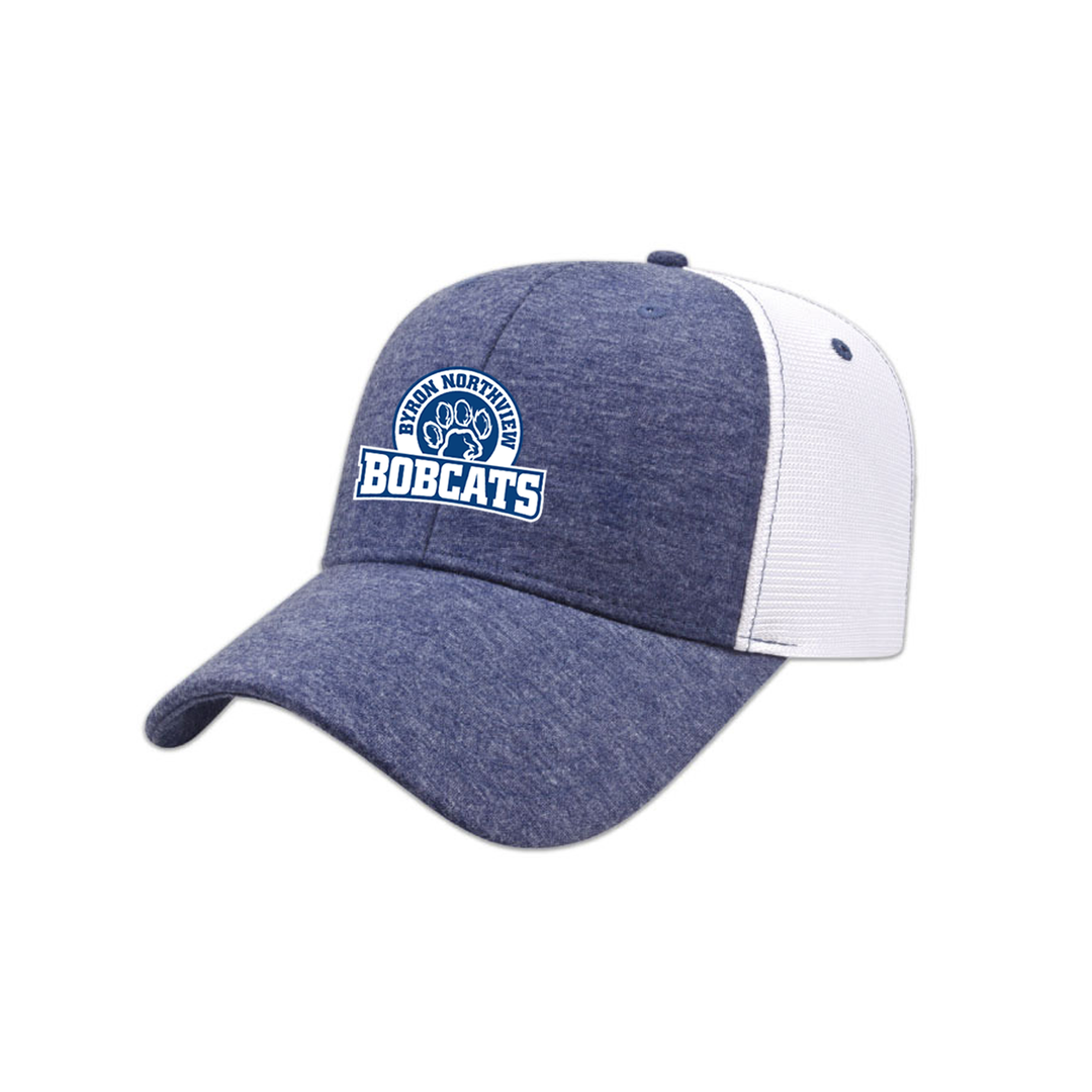 BOBCATS EMBROIDERED MESHBACK HAT