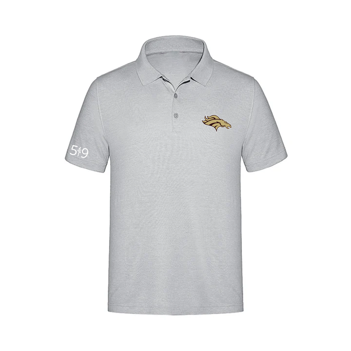 BRONCOS EMBROIDERED PIQUE POLO (MENS)