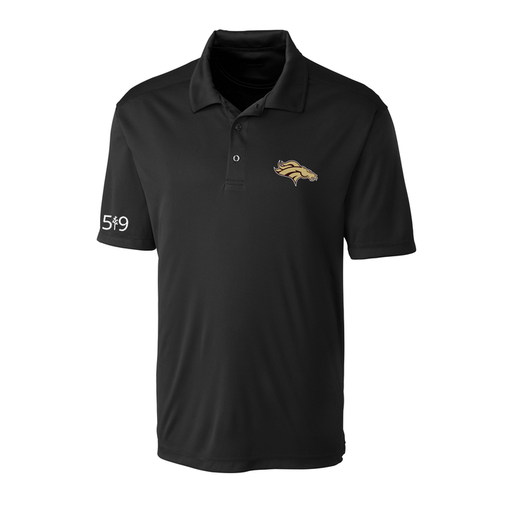 BRONCOS EMBROIDERED ATHLETIC POLO (MENS)