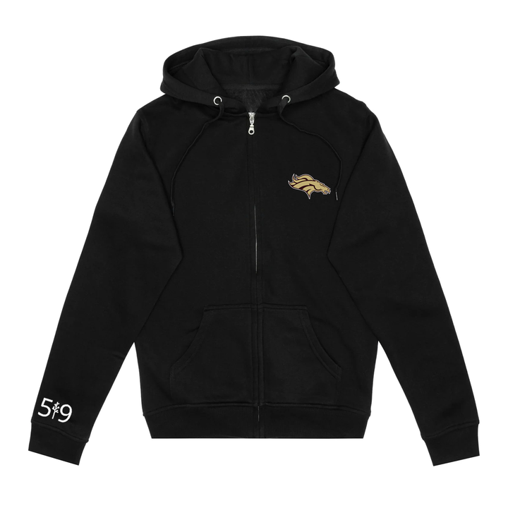 BRONCOS EMBROIDERED ZIP-UP (UNISEX)