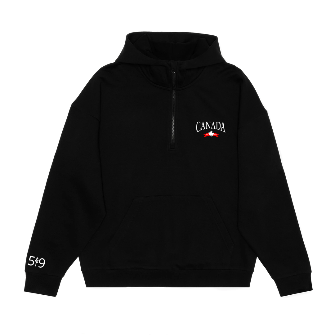 CANADA VARSITY EMBROIDERED SCUBA HOODIE (UNISEX)