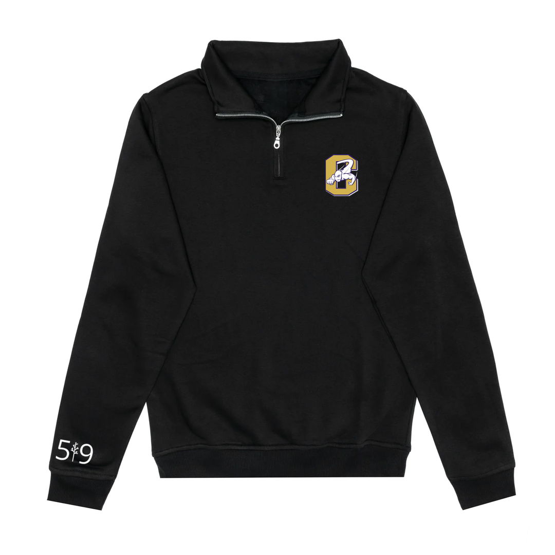 CENTRAL EMBROIDERED 1/4 ZIP (UNISEX)