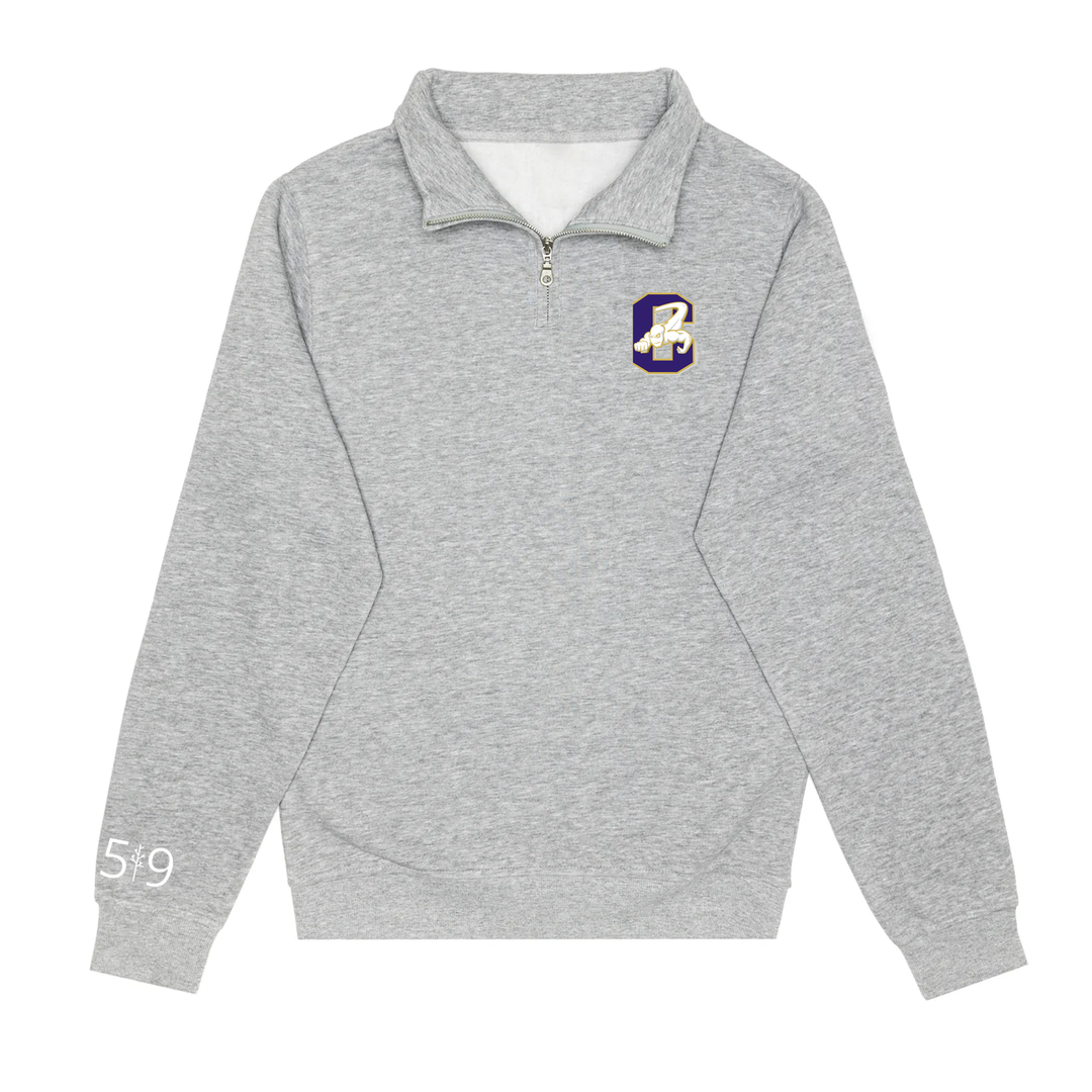 CENTRAL EMBROIDERED 1/4 ZIP (UNISEX)