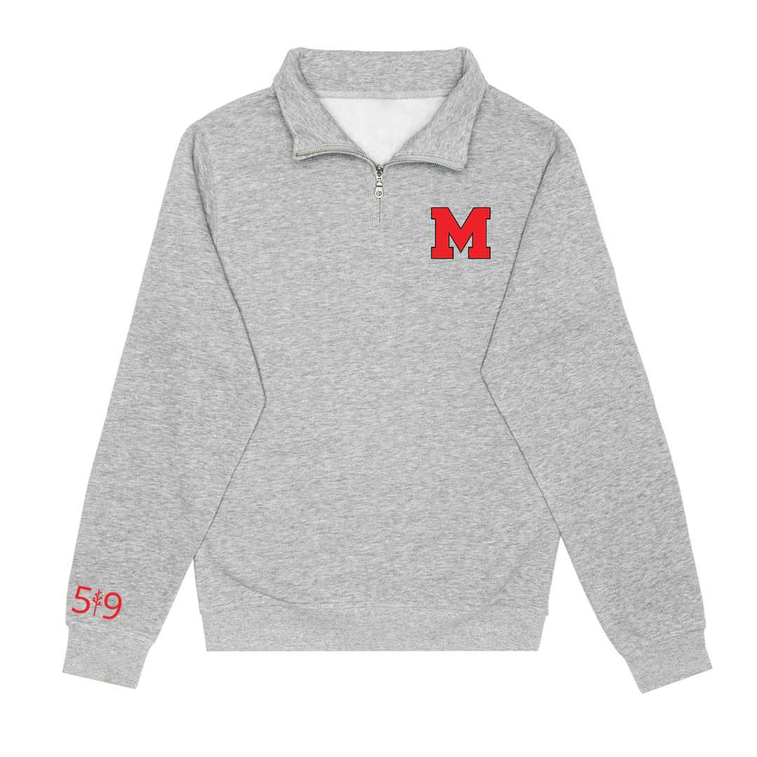 MEDWAY EMBROIDERED 1/4 ZIP (UNISEX)