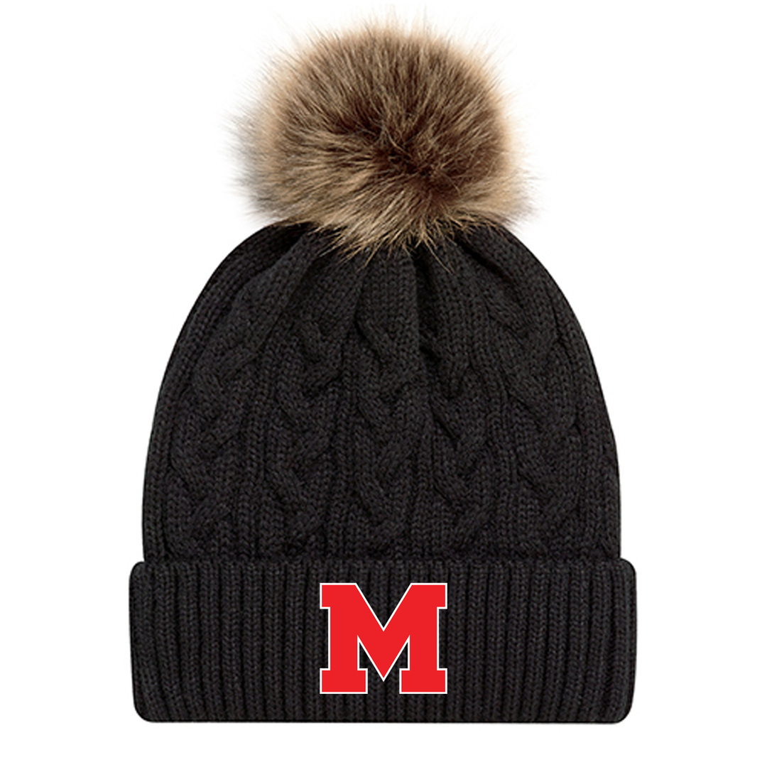 MEDWAY EMBROIDERED FAUX FUR TOQUE