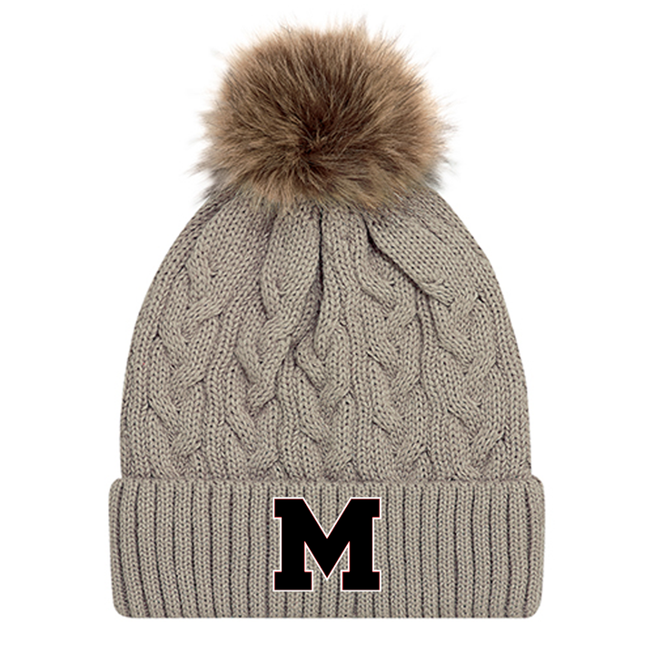 MEDWAY EMBROIDERED FAUX FUR TOQUE