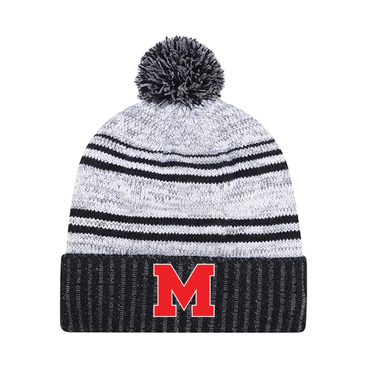 MEDWAY EMBROIDERED POM-POM TOQUE