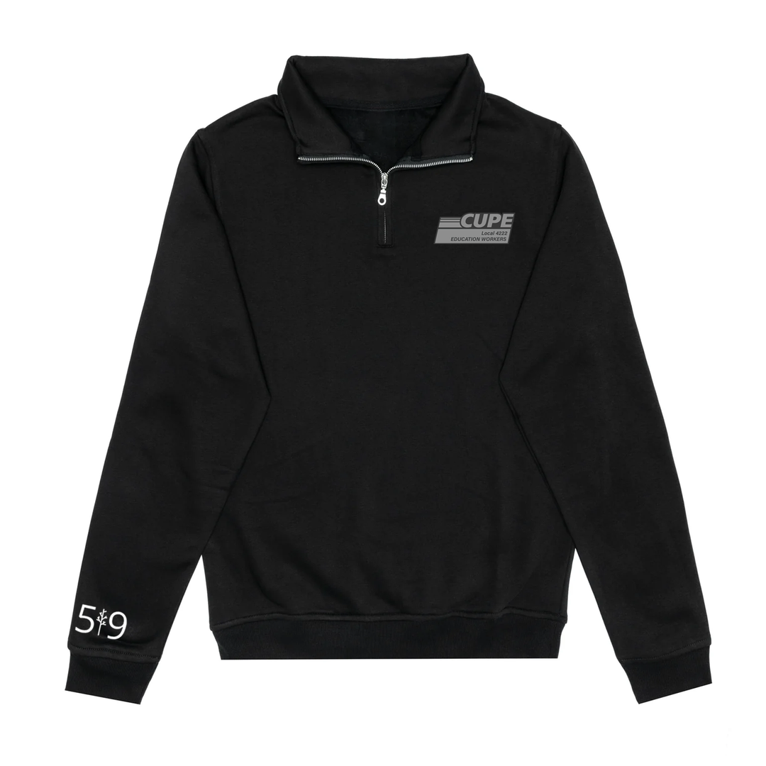 CUPE 4222 MONOCHROME 1/4 ZIP (UNISEX)