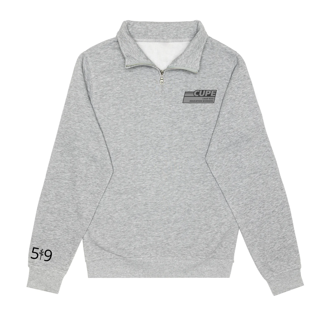 CUPE 4222 MONOCHROME 1/4 ZIP (UNISEX)